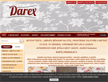 Tablet Screenshot of darex-shop.cz
